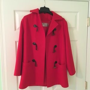 SOLD* Pendleton Virgin Wool Toggle Coat